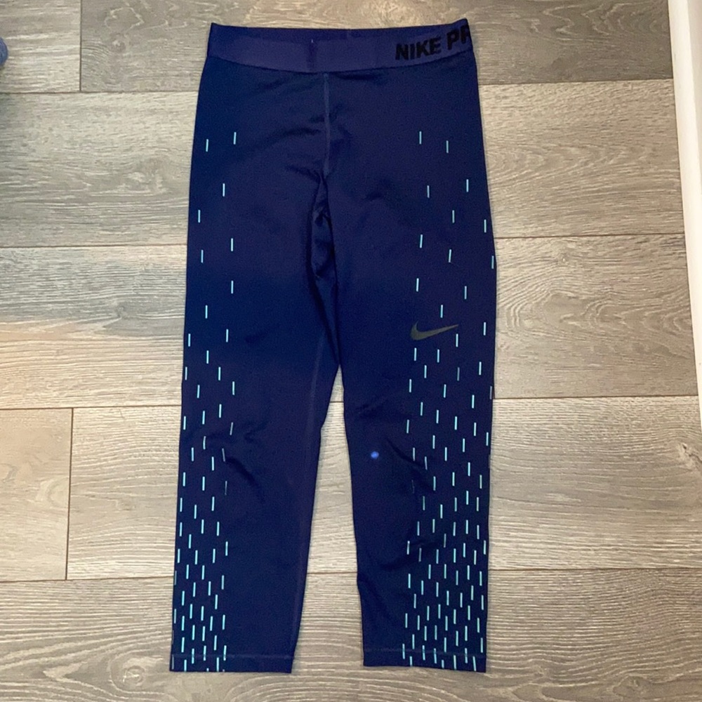 Nike Pro Navy Leggings M